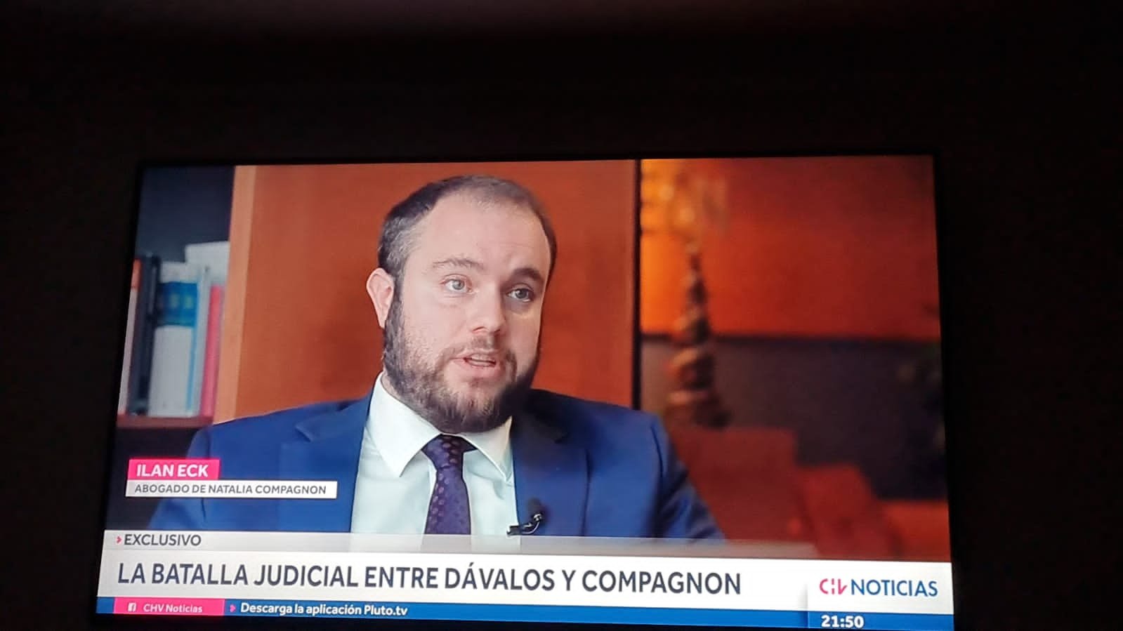 Registro de la entrevista de Ilan Eck en CHV Noticias